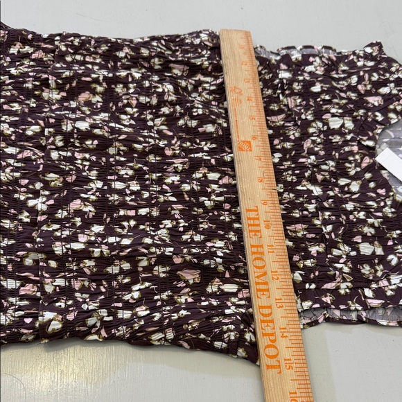 Madewell Brown and Cream Floral Midi Dress - Picture 5 of 11